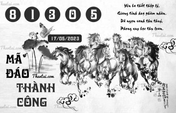 MÃ ĐÁO THÀNH CÔNG 17/05/2023