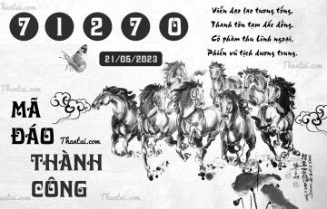 MÃ ĐÁO THÀNH CÔNG 21/05/2023