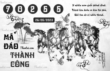 MÃ ĐÁO THÀNH CÔNG 26/05/2023