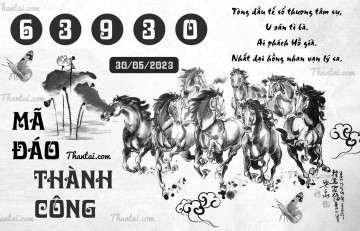 MÃ ĐÁO THÀNH CÔNG 30/05/2023