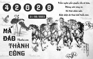 MÃ ĐÁO THÀNH CÔNG 31/05/2023