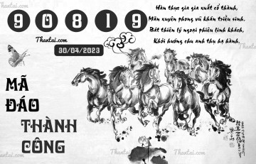 MÃ ĐÁO THÀNH CÔNG 30/04/2023