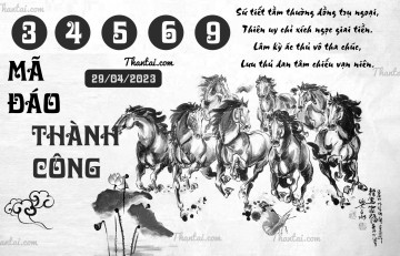 MÃ ĐÁO THÀNH CÔNG 29/04/2023