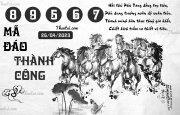 MÃ ĐÁO THÀNH CÔNG 26/04/2023