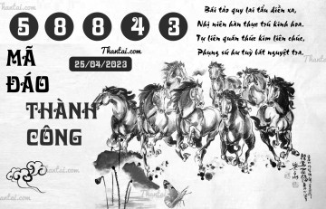 MÃ ĐÁO THÀNH CÔNG 25/04/2023