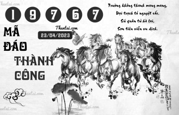 MÃ ĐÁO THÀNH CÔNG 23/04/2023