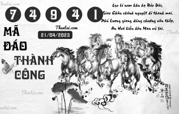 MÃ ĐÁO THÀNH CÔNG 21/04/2023