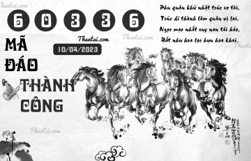 MÃ ĐÁO THÀNH CÔNG 10/04/2023