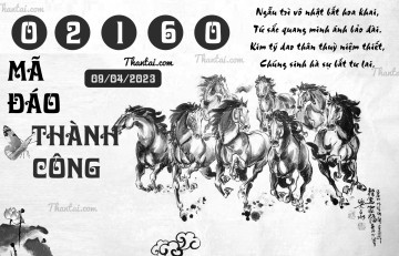 MÃ ĐÁO THÀNH CÔNG 09/04/2023