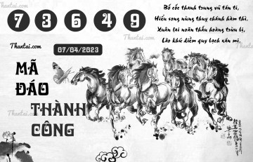 MÃ ĐÁO THÀNH CÔNG 07/04/2023