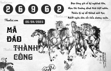 MÃ ĐÁO THÀNH CÔNG 05/04/2023