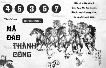 MÃ ĐÁO THÀNH CÔNG 04/04/2023