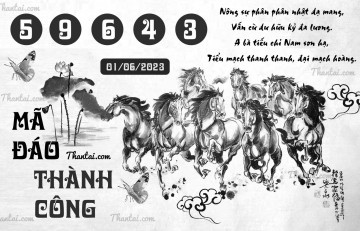 MÃ ĐÁO THÀNH CÔNG 01/06/2023