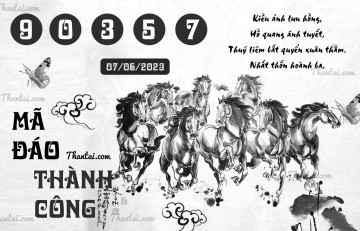 MÃ ĐÁO THÀNH CÔNG 07/06/2023