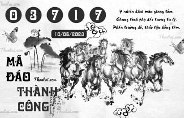 MÃ ĐÁO THÀNH CÔNG 10/06/2023