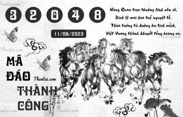 MÃ ĐÁO THÀNH CÔNG 11/06/2023