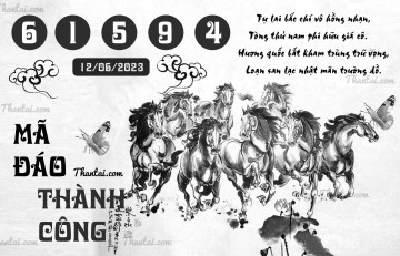 MÃ ĐÁO THÀNH CÔNG 12/06/2023