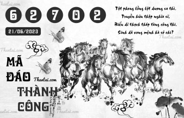 MÃ ĐÁO THÀNH CÔNG 21/06/2023