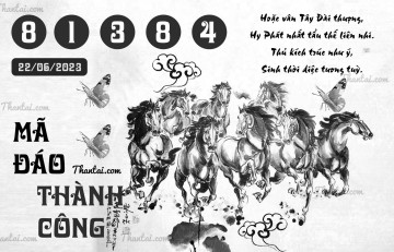 MÃ ĐÁO THÀNH CÔNG 22/06/2023