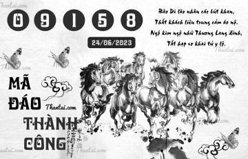 MÃ ĐÁO THÀNH CÔNG 24/06/2023