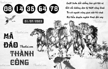 MÃ ĐÁO THÀNH CÔNG 01/07/2023