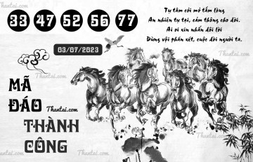 MÃ ĐÁO THÀNH CÔNG 03/07/2023