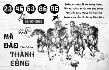 MÃ ĐÁO THÀNH CÔNG 05/07/2023