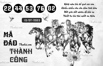 MÃ ĐÁO THÀNH CÔNG 10/07/2023