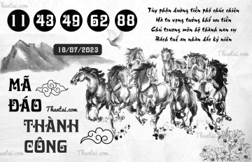 MÃ ĐÁO THÀNH CÔNG 18/07/2023