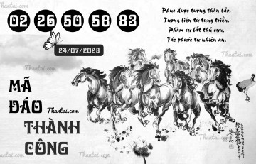 MÃ ĐÁO THÀNH CÔNG 24/07/2023