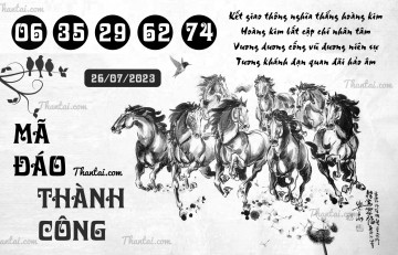 MÃ ĐÁO THÀNH CÔNG 26/07/2023