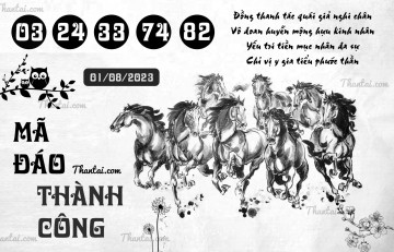 MÃ ĐÁO THÀNH CÔNG 01/08/2023