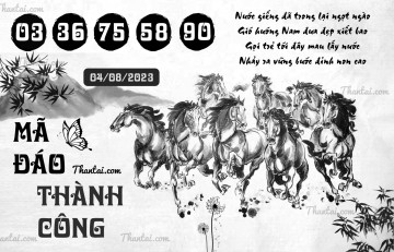 MÃ ĐÁO THÀNH CÔNG 04/08/2023