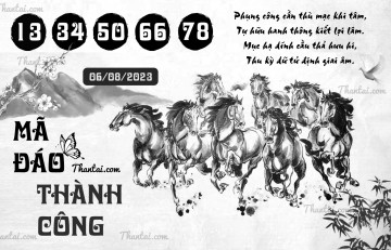 MÃ ĐÁO THÀNH CÔNG 06/08/2023