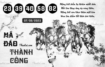 MÃ ĐÁO THÀNH CÔNG 07/08/2023