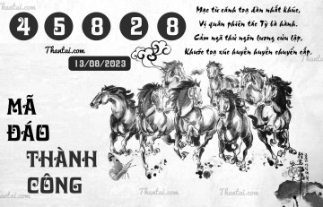 MÃ ĐÁO THÀNH CÔNG 13/08/2023