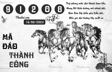 MÃ ĐÁO THÀNH CÔNG 16/08/2023