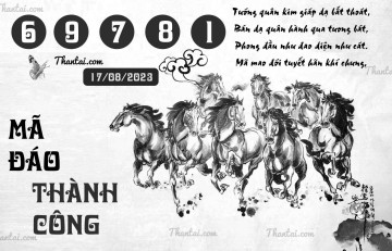 MÃ ĐÁO THÀNH CÔNG 17/08/2023