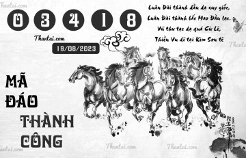 MÃ ĐÁO THÀNH CÔNG 19/08/2023