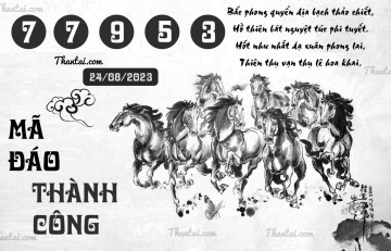 MÃ ĐÁO THÀNH CÔNG 24/08/2023