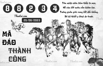 MÃ ĐÁO THÀNH CÔNG 25/08/2023