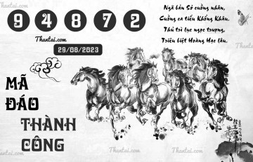 MÃ ĐÁO THÀNH CÔNG 29/08/2023