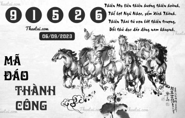 MÃ ĐÁO THÀNH CÔNG 06/09/2023