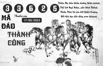 MÃ ĐÁO THÀNH CÔNG 17/09/2023