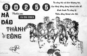 MÃ ĐÁO THÀNH CÔNG 19/09/2023