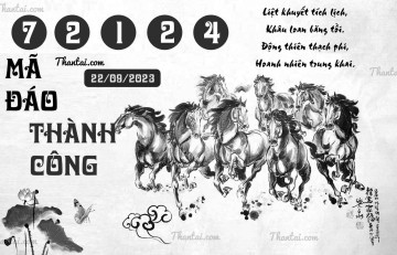 MÃ ĐÁO THÀNH CÔNG 22/09/2023