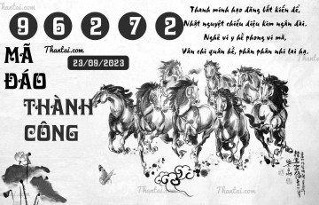 MÃ ĐÁO THÀNH CÔNG 23/09/2023