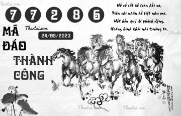 MÃ ĐÁO THÀNH CÔNG 24/09/2023