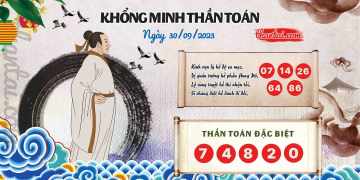 Khổng Minh Thần Toán 15/09/2023