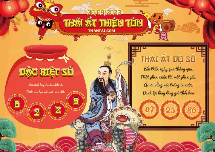 Thái Ất Thiên Tôn 15/09/2023